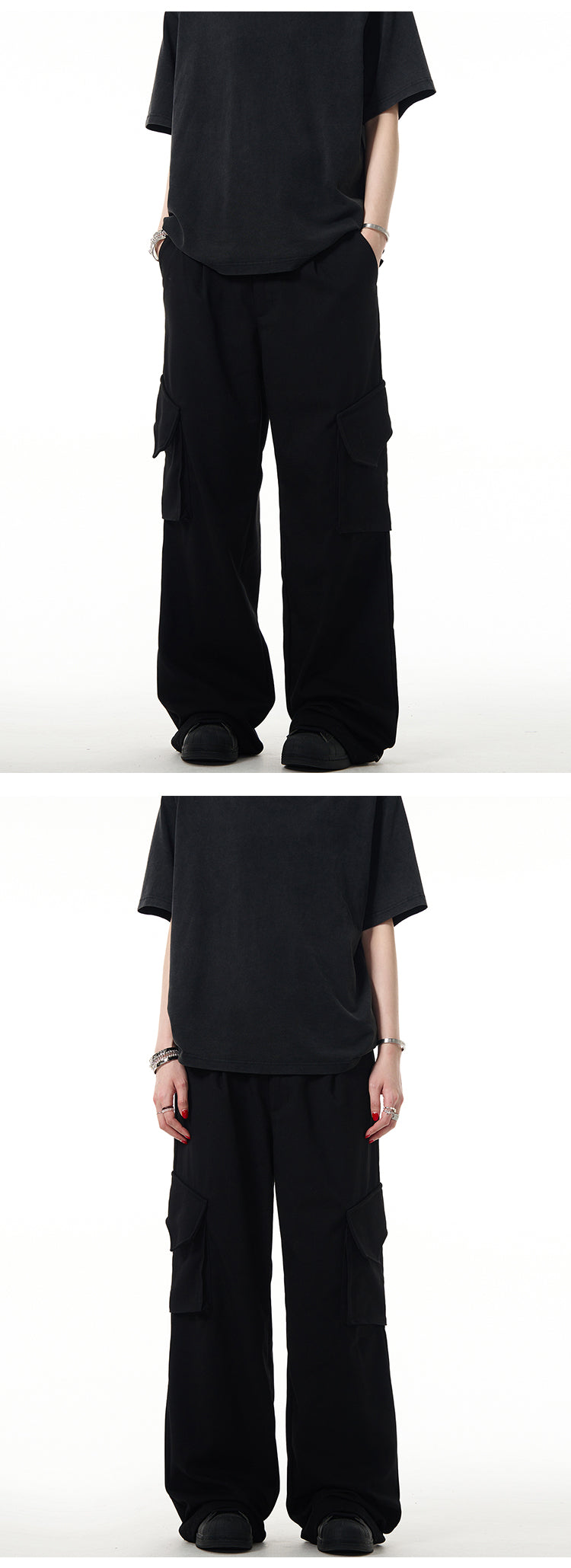 MADWITCH CARGO RELAXED PANTS #F241