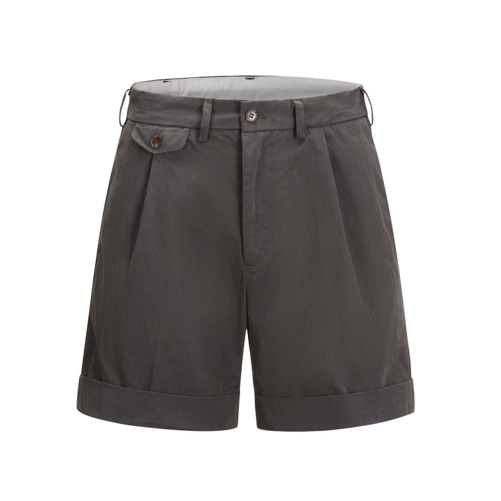 MADWITCH PLEATED RELAXED SHORTS D063 - MadWitch Store