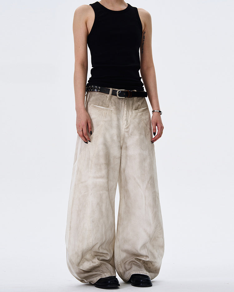 MADWITCH DIRTYFIT VINTAGE DENIM PANTS #L660