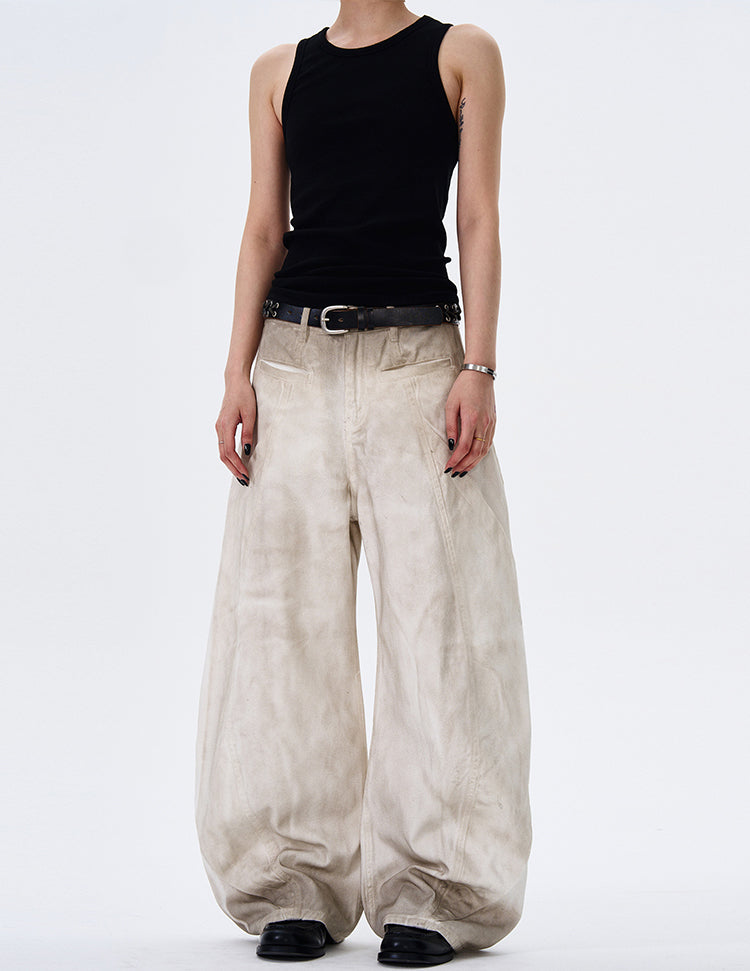 MADWITCH DIRTYFIT VINTAGE DENIM PANTS #L660