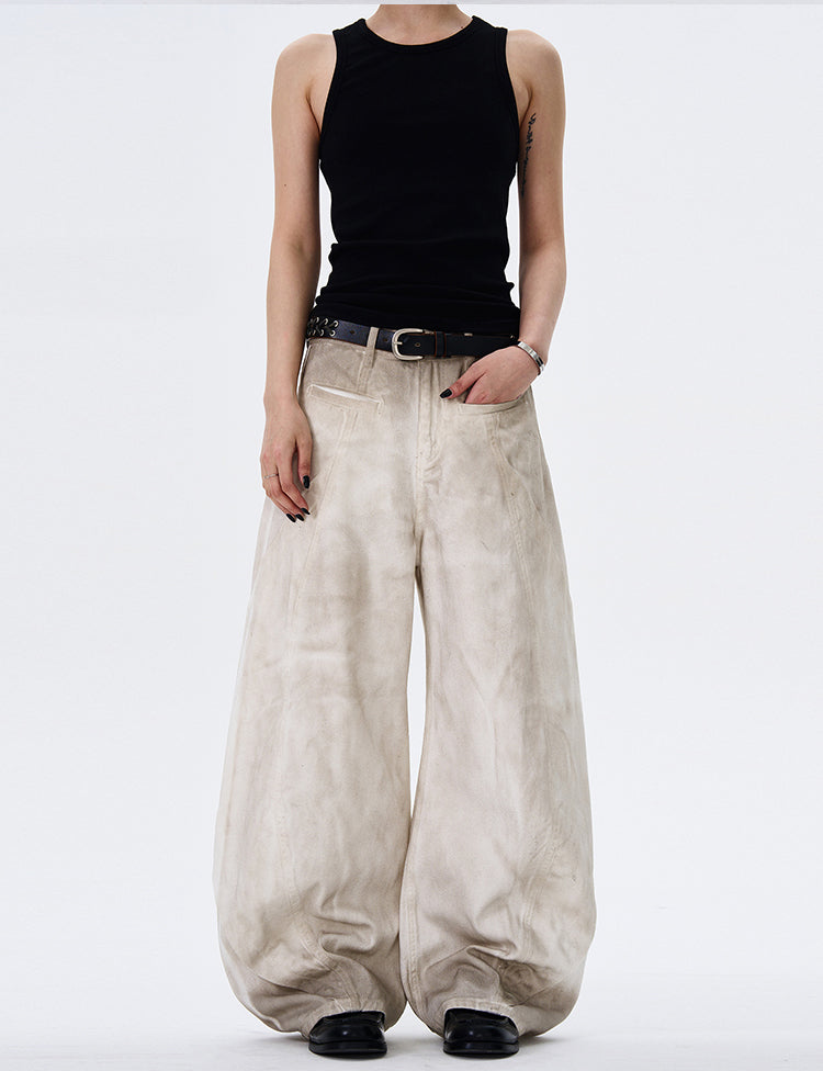 MADWITCH DIRTYFIT VINTAGE DENIM PANTS #L660