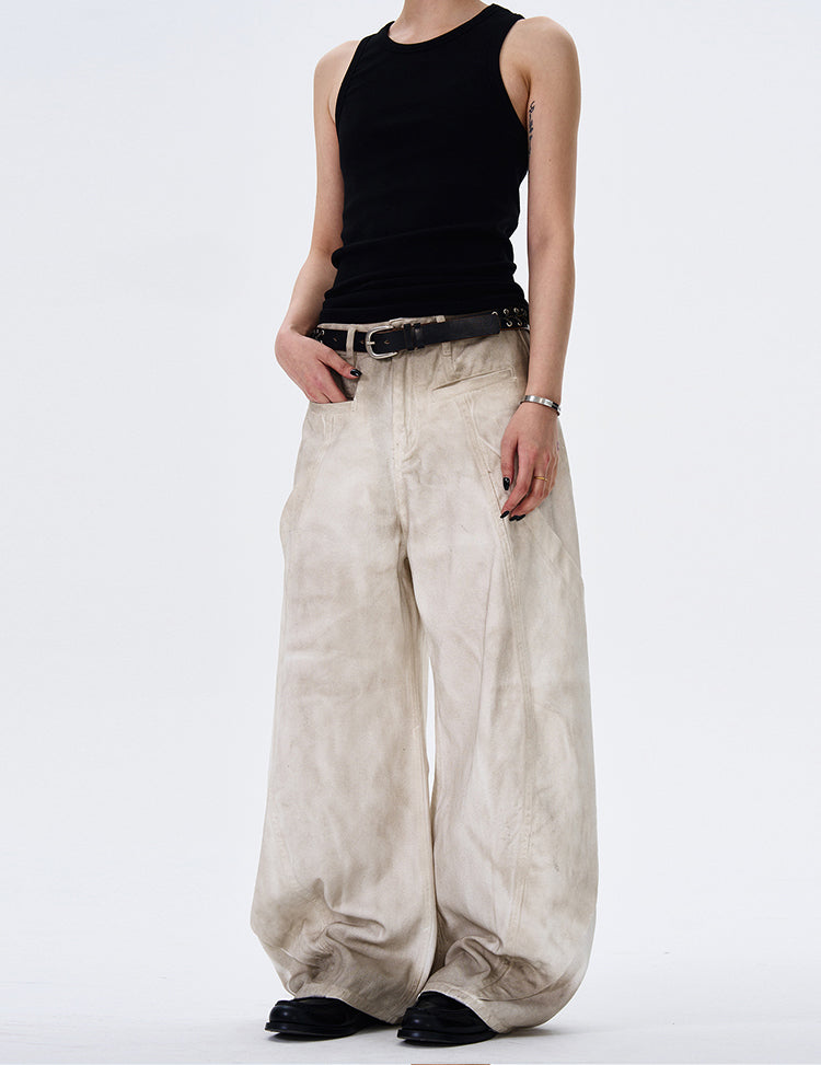 MADWITCH DIRTYFIT VINTAGE DENIM PANTS #L660