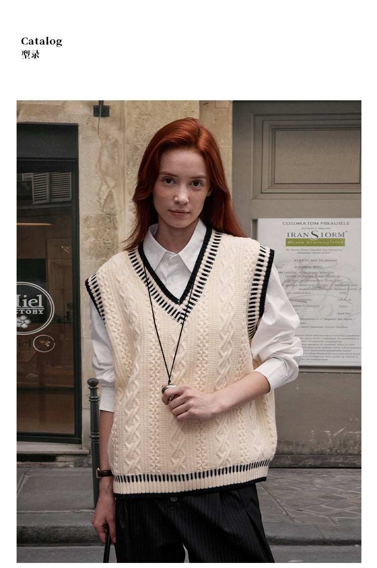 MADWITCH CABLE KNIT SWEATER #ZDY8177