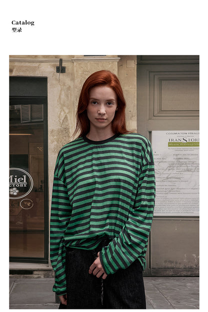MADWITCH COLOR-BLOCK LINE TOP #G1826