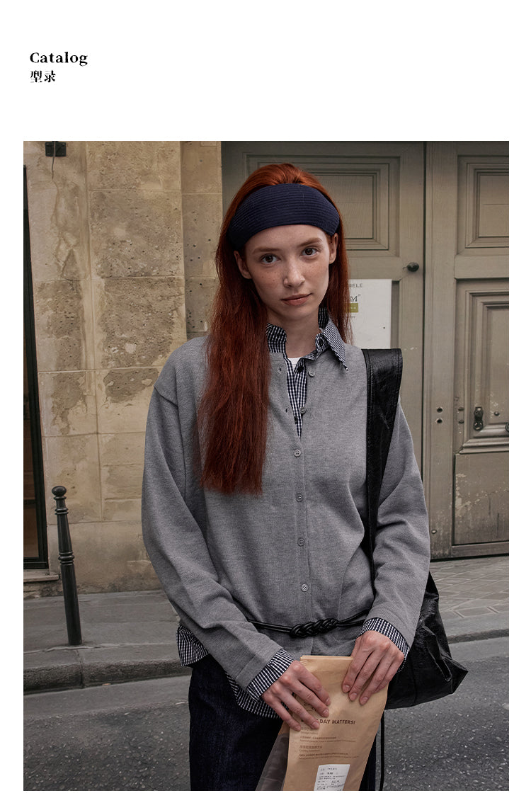 MADWITCH PATCHWORK PLAID SHIRT #MY3346