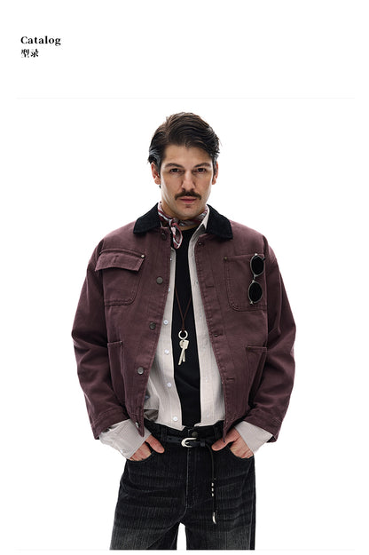 MADWITCH WASHED UTILITY JACKET #256067