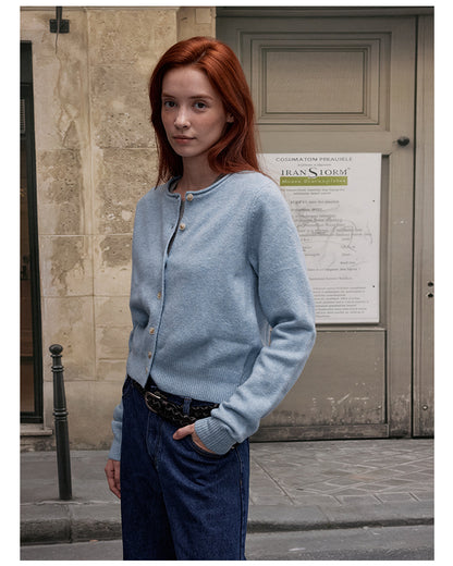 MADWITCH CREW NECK KNIT CARDIGAN #RM27