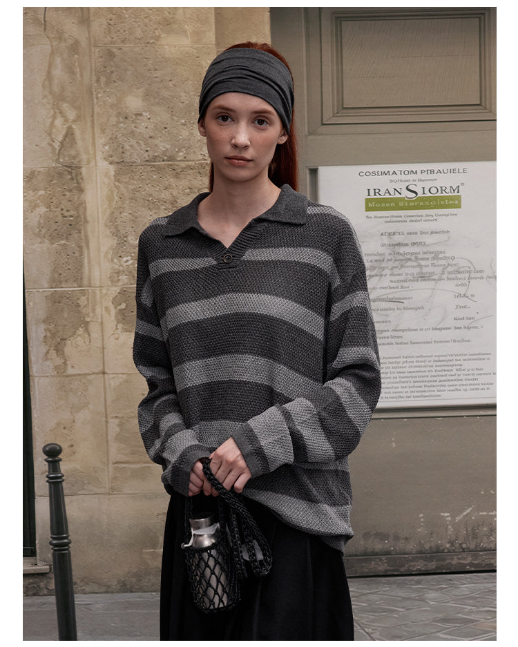 MADWITCH CONTRAST STRIPE LONG SLEEVE #68888