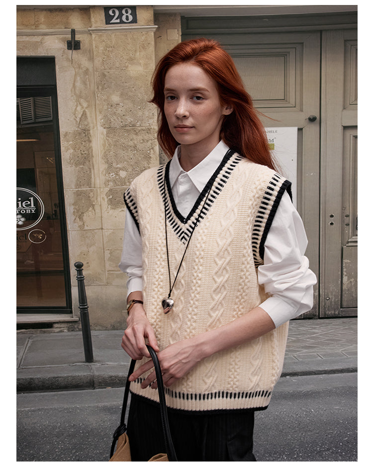 MADWITCH CABLE KNIT SWEATER #ZDY8177