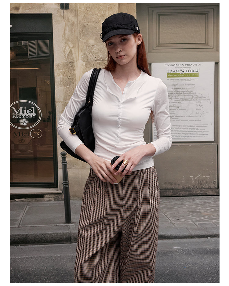 MADWITCH SHEER LAYERING LONG SLEEVE #L99744