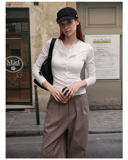 MADWITCH SHEER LAYERING LONG SLEEVE #L99744