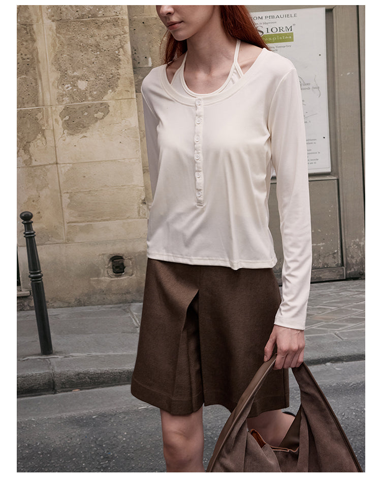 MADWITCH HALTER NECK LONG SLEEVE #27419