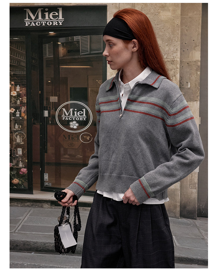 MADWITCH OLD MONEY CROP KNIT #72378