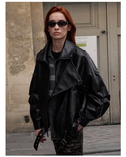 MADWITCH BIKER SYNTHETIC COAT #AW25109