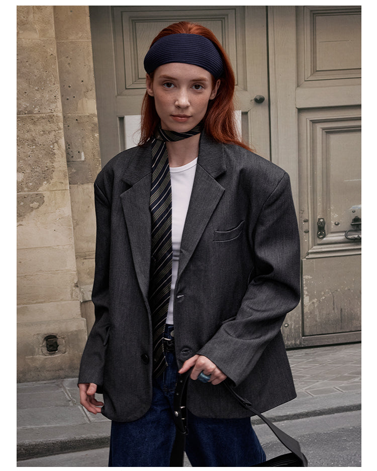 MADWITCH MINIMALIST SUIT JACKET #AW6367