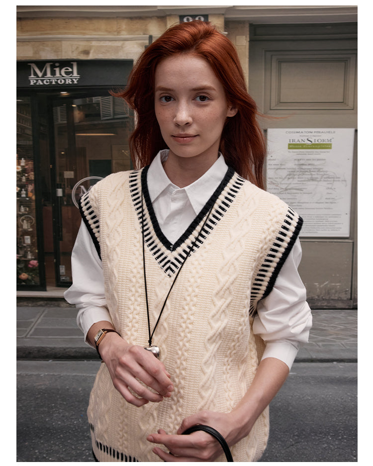 MADWITCH CABLE KNIT SWEATER #ZDY8177