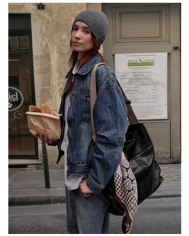 MADWITCH DISTRESSED DENIM JACKET #AB1086