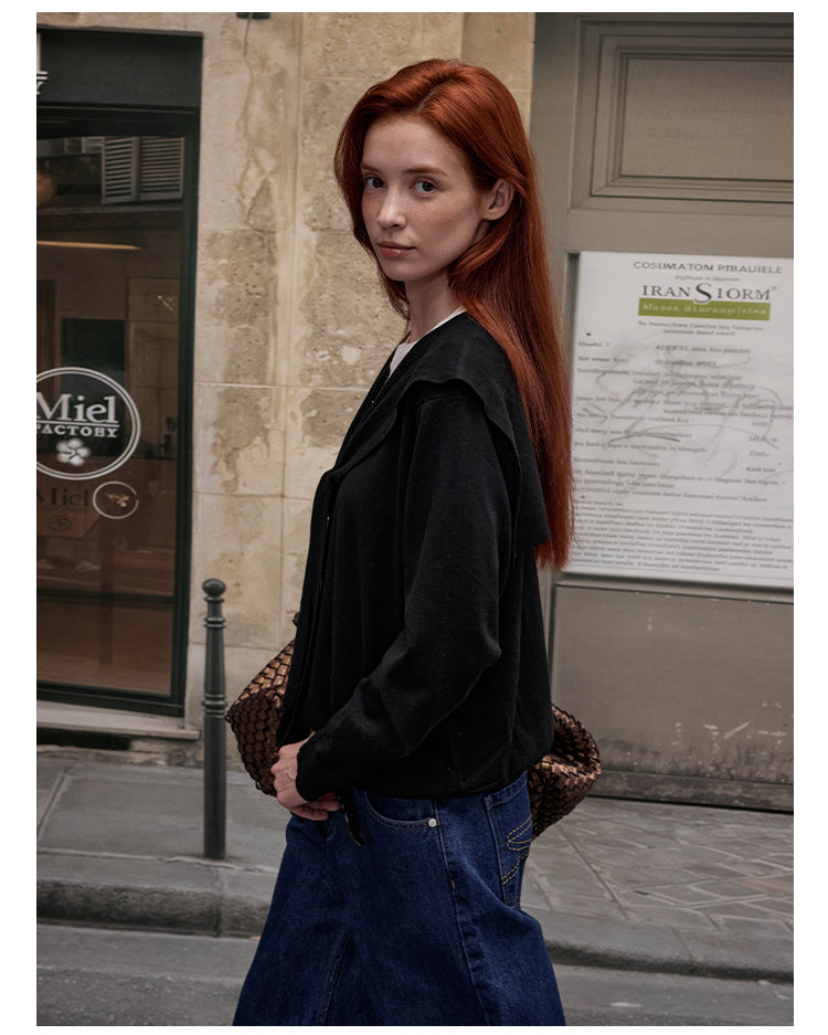 MADWITCH CAPE KNIT SWEATER #51157