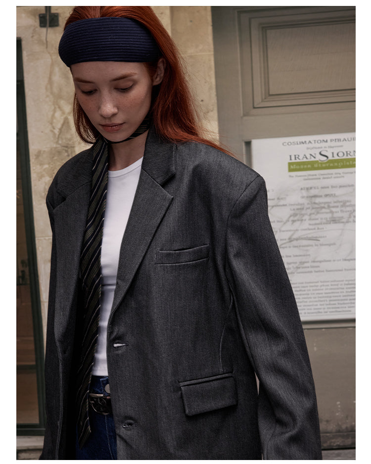 MADWITCH MINIMALIST SUIT JACKET #AW6367