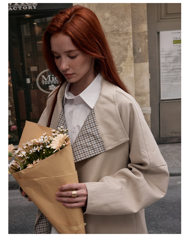 MADWITCH VINTAGE KNEE-LENGTH TRENCH #630028