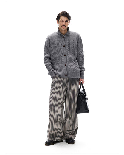 MADWITCH CABLE SLOUCH CARDIGAN #M10