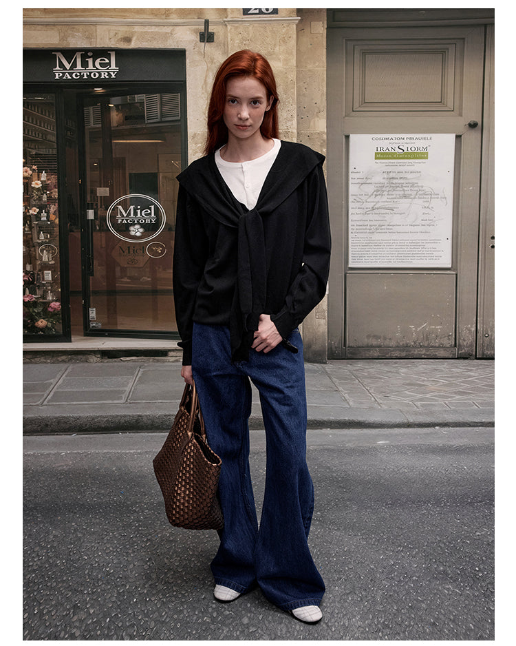 MADWITCH CAPE KNIT SWEATER #51157