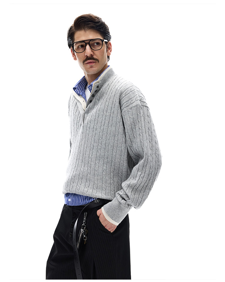 MADWITCH OLD MONEY KNIT SWEATER #25078