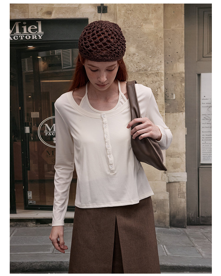 MADWITCH HALTER NECK LONG SLEEVE #27419