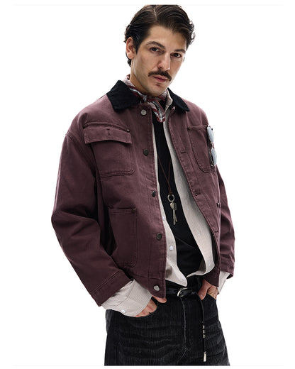 MADWITCH WASHED UTILITY JACKET #256067