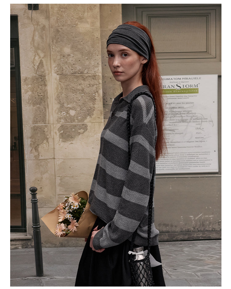 MADWITCH CONTRAST STRIPE LONG SLEEVE #68888