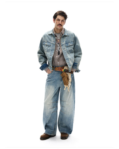 MADWITCH SLUB UTILITY DENIM #DY994
