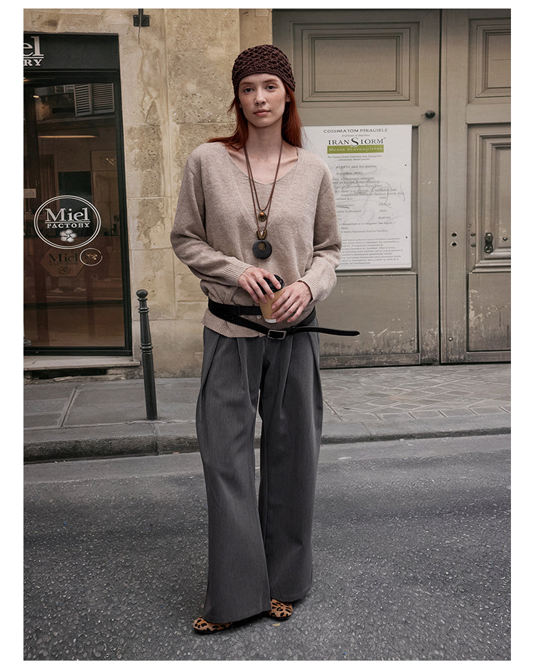 MADWITCH V-NECK KNIT SWEATER #51162