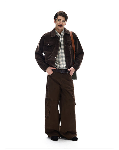 MADWITCH SUEDE SAFARI JACKET #9865
