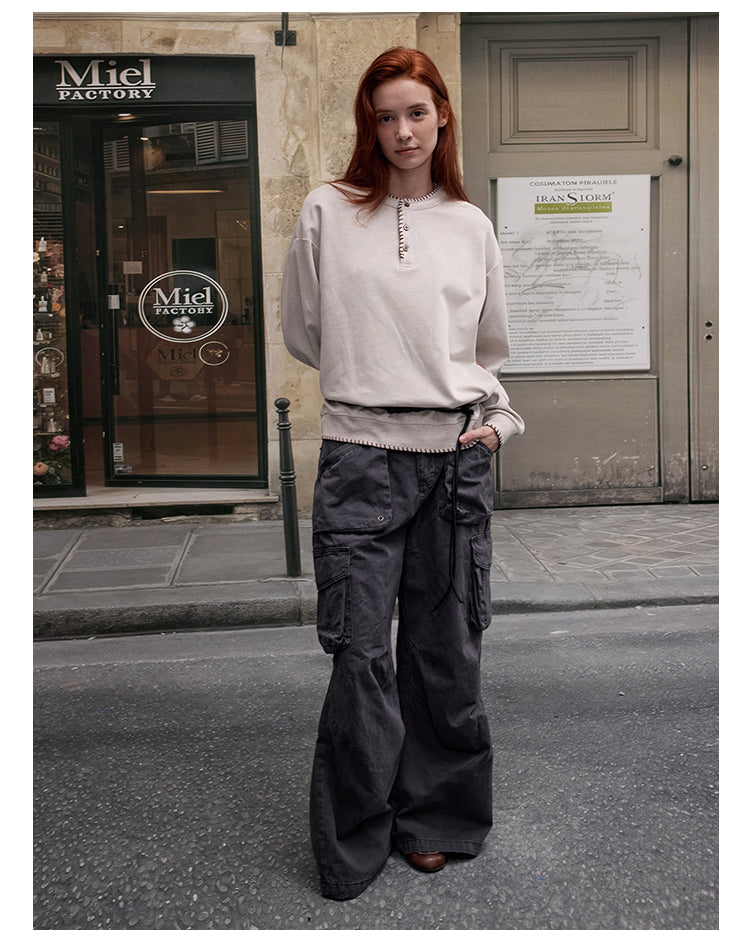 MADWITCH CASUAL PULLOVER HOODIE #C258Q25