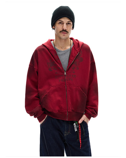 MADWITCH GRUNGE ZIP HOOD #27413