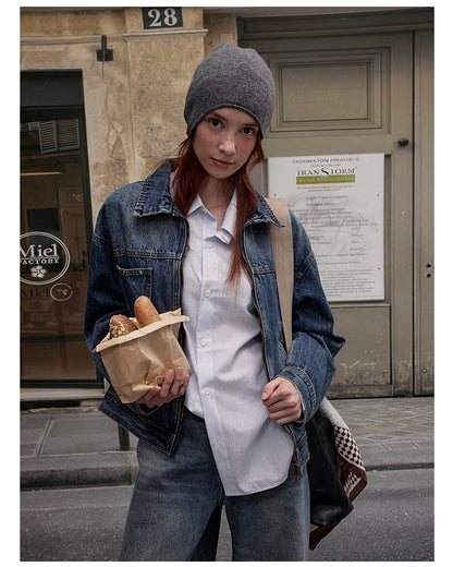 MADWITCH DISTRESSED DENIM JACKET #AB1086
