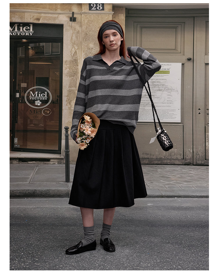 MADWITCH CONTRAST STRIPE LONG SLEEVE #68888