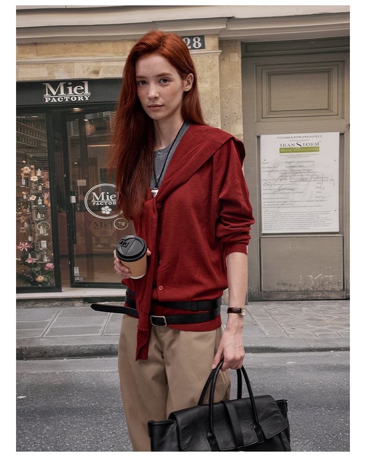 MADWITCH CAPE KNIT SWEATER #51157