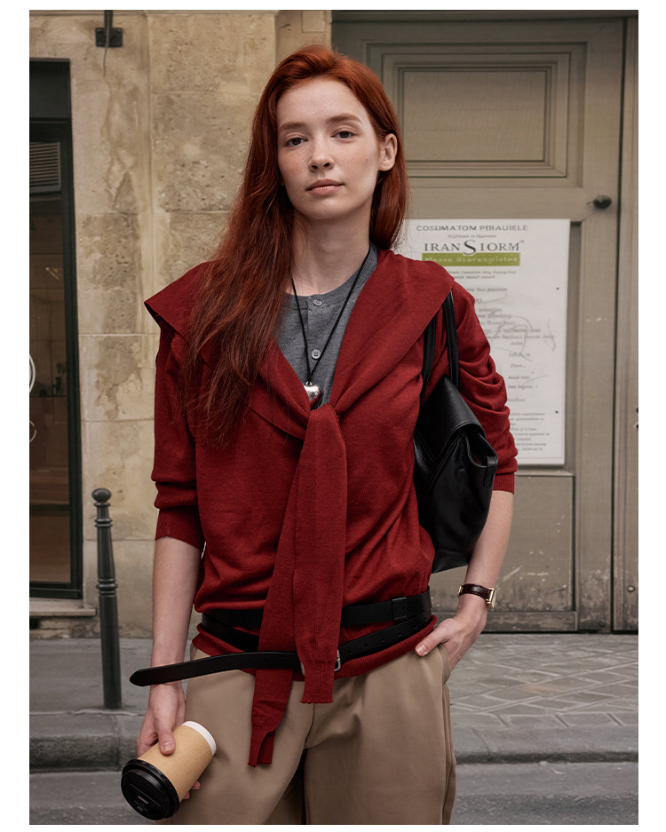 MADWITCH CAPE KNIT SWEATER #51157