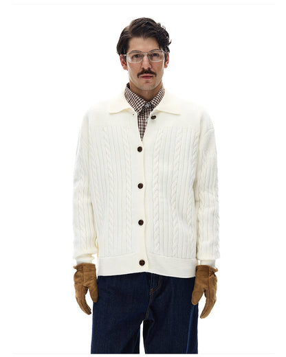MADWITCH CABLE SLOUCH CARDIGAN #M10
