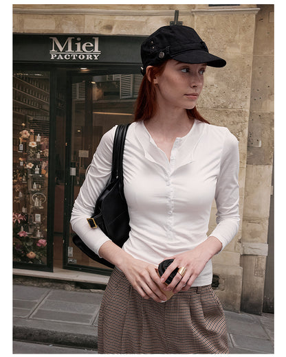 MADWITCH SHEER LAYERING LONG SLEEVE #L99744