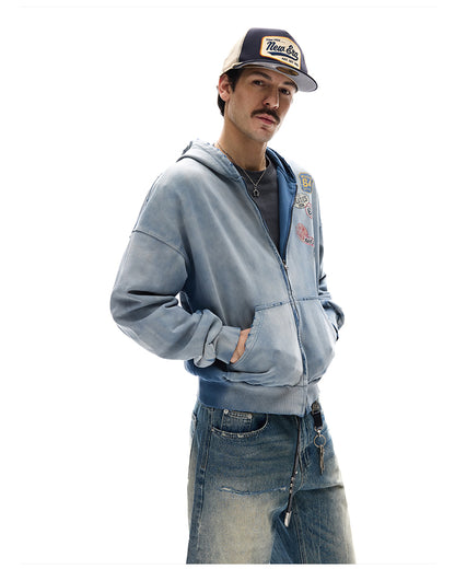 MADWITCH DISTRESSED HOODIE #27362