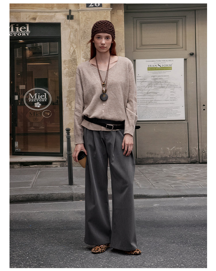 MADWITCH V-NECK KNIT SWEATER #51162