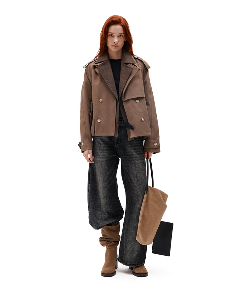 MADWITCH RELAXED CROP OUTERWEAR #630013