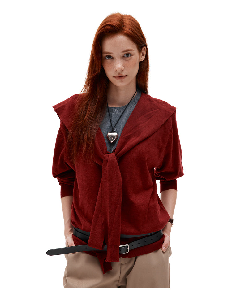 MADWITCH CAPE KNIT SWEATER #51157