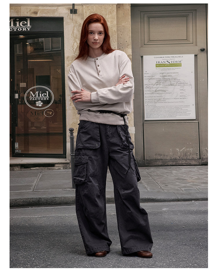 MADWITCH CASUAL PULLOVER HOODIE #C258Q25