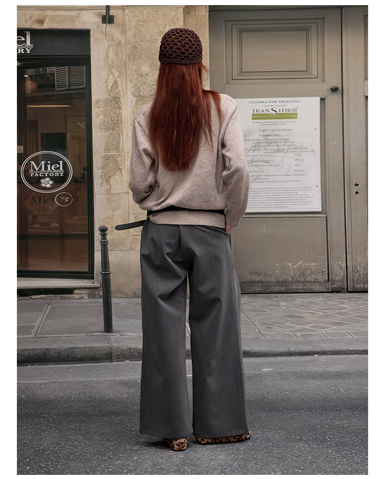 MADWITCH V-NECK KNIT SWEATER #51162