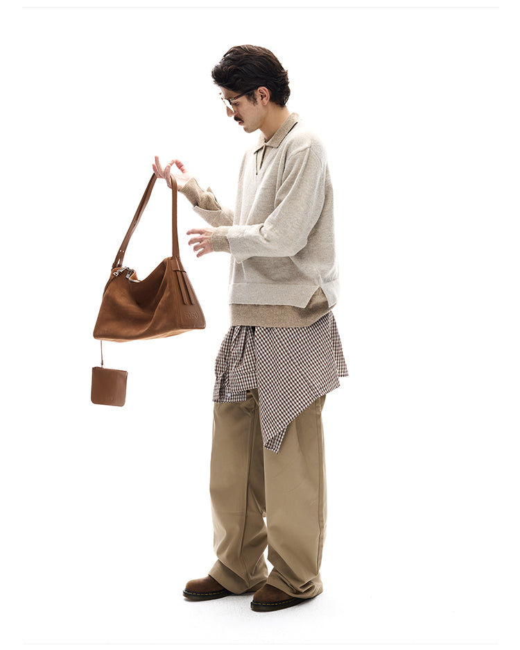 MADWITCH SPLIT COLLAR SWEATER #G530