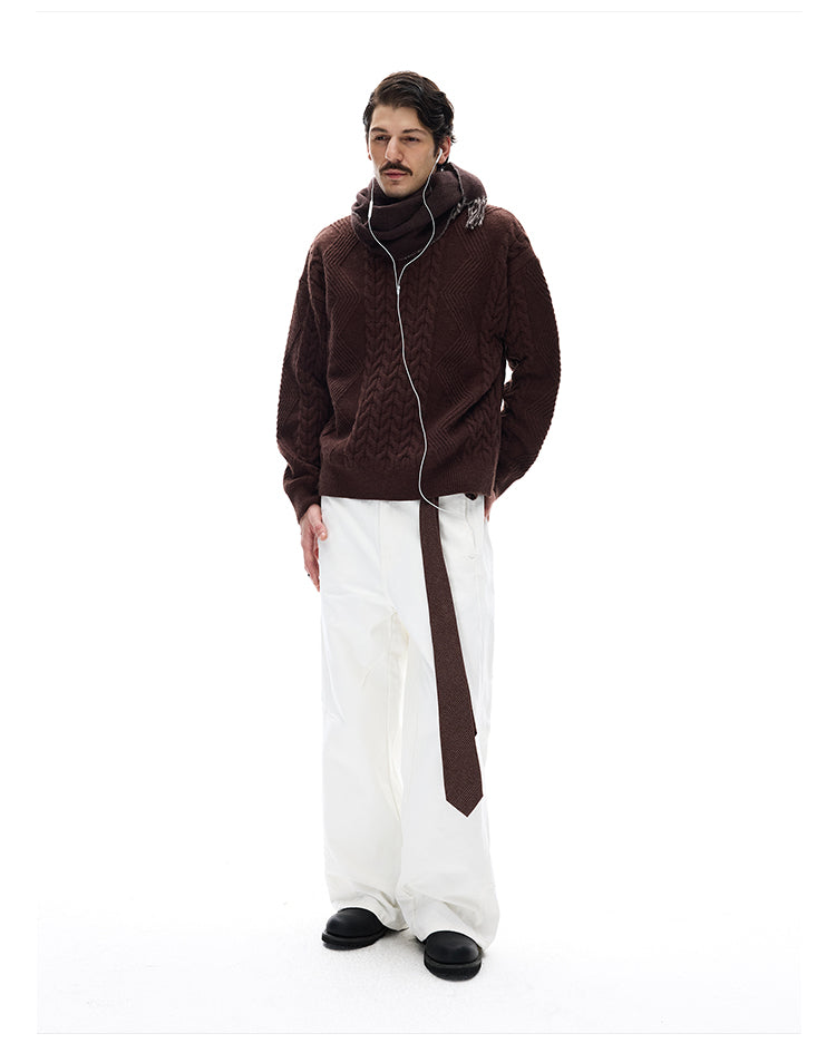 MADWITCH LOOSE CABLE SWEATER #MYO11