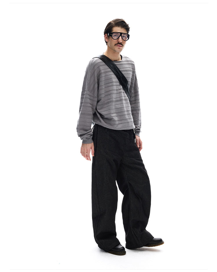 MADWITCH RIB RAGLAN KNIT #27393